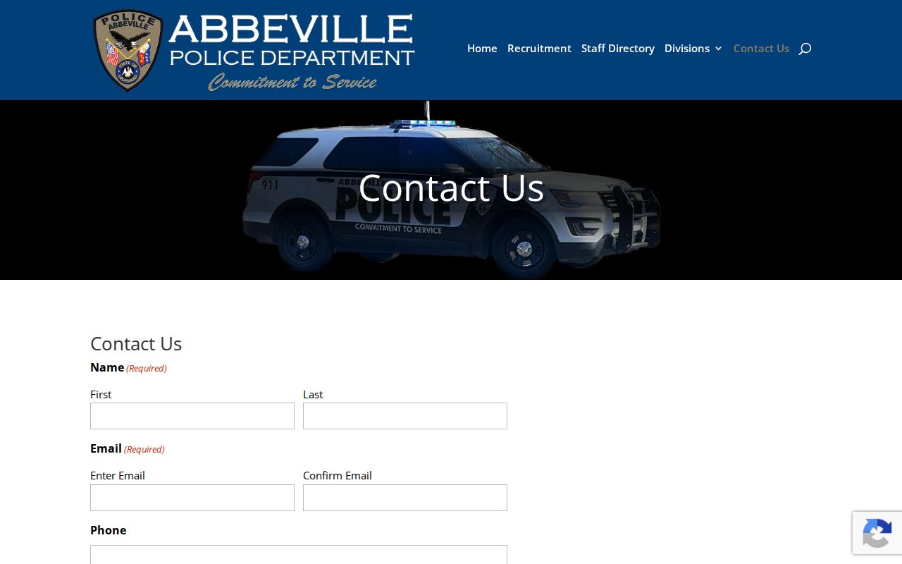 Abbeville Police contact source for recent arrest records